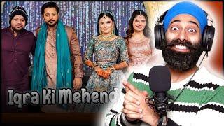 Ducky Bhai at Iqra Kanwal Mehndi | Indian Reaction | PunjabiReel TV Extra