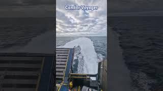 On board the Condor Voyager from St Malo to Jersey #travel #maritime #condorferries #sea #highspeed