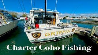 Spring Coho Fishing out of Winthrop Harbor - CHARTER FISHING