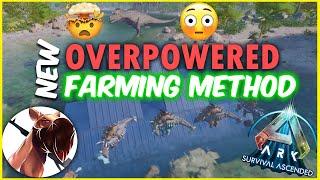 Ark Ascended | Discovering the most OVERPOWERED farming method!!