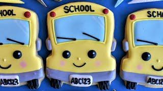 How to Decorate a School Bus Cookie