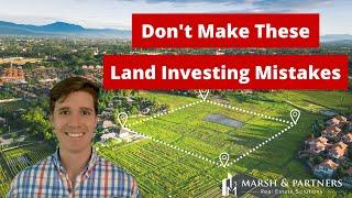 Common Real Estate Land Investing Mistakes