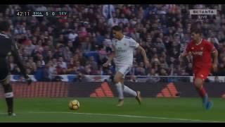 Achraf Hakimi's first goal for Real Madrid | Real Madrid vs Sevilla 5-0 | La Liga | 9 December 2017