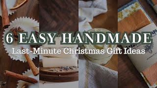 6 Easy Handmade Last-Minute DIY Christmas Gifts 2024