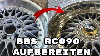 Schrott BBS Felgen retten!! BBS für den E36 | BBS RC090 selbst Aufbereiten! TEIL 1