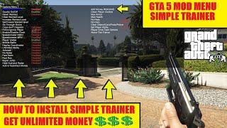 How Install Simple Trainer | Get Unlimited Cash | #gta5mods