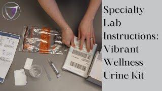 Specialty Labs: Vibrant Wellness Provoked Urine Kit