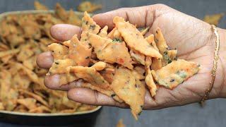 Snacks recipe in Tamil/Diamond Cuts/Maida Biscuit/Diamond  Chips/Diamond Chips Recipe in Tamil