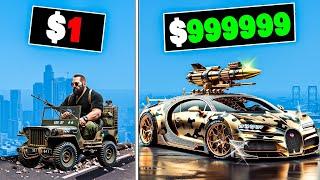 $1 to $1,000,000 ARMY Car in GTA 5