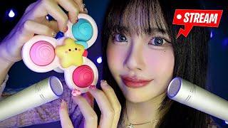 ASMR｜イヤホンで聴いてみて！右耳と左耳に、ゾクゾクする音を届けます(囁き/RODE NT5 Matched Pair)