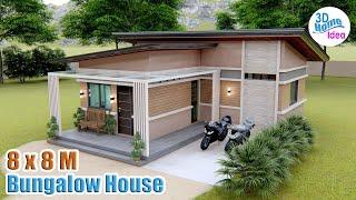 SMALL HOUSE DESIGN | 48 Sqm with 2 Bedroom | Pinoy House
