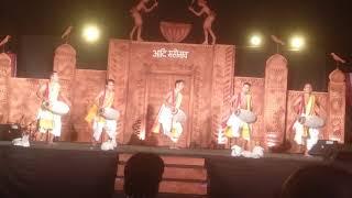 Manipuri rhythmic dance with Meitei pung (Manipuri drum)