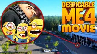 Drone Catches GRU & MINION ARMY AT THE MOVIES!! *DESPICABLE ME 4 FULL MOVIE*