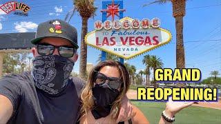 Las Vegas Grand Reopening Tour! New Safety for Rooms, Pools & Casinos +What’s Open & More! June 2020