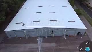 PERMAKOTE® Elastomeric Ceramic Roof Coating System as a Metal Roof Restoration #commercialroofing