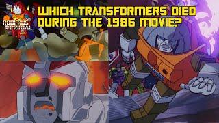 Which Transformers Died During The Transformers: The Movie?