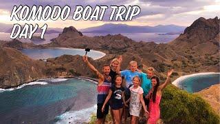 Komodo Boat Trip Day 1 - Labuan Bajo Indonesia | VLOG 58