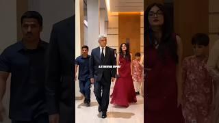 Ajith Kumar with Family at PV Sindhu's Wedding Reception!  #shorts #ajithkumar #viralnow