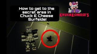 How to get to the Secret/Hidden area in  Chuck E Cheese Surfside, Roblox City (3-Stage) !