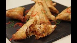 Chinese Samosa | Snacks Recipe | Sanjeev Kapoor Khazana