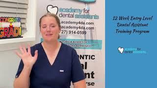 Student Testimonial -Academy for Dental Assistants- Dental Assistant Training & Certification School