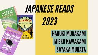 Japanese Literature Reading Wrap Up 2023 | Haruki Murakami, Mieko Kawakami, Sayaka Murata