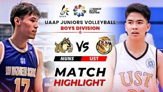 NUNS VS. UST Full Game Highlights | UAAP Season 87 Boys' Volleyball | Juniors Division