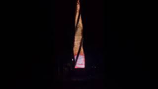 Vagit Alekperov lit the 30-meter "FLAME" in Kogalym.