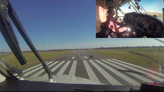 Near Bird-Strike: King Air F90 Landing In Jonesboro, AR (KJBR)