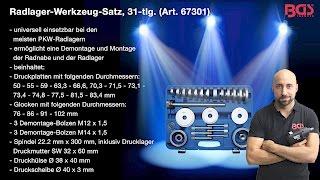 Tutorial: BGS technic Radlager Werkzeug Satz (Art 6730) - Bergische Innovations GmbH