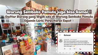 TIPS SUKSES MEMBUKA WARUNG SEMBAKO MODAL KECIL • BARANG YANG WAJIB ADA DI WARUNG SEMBAKO PEMULA