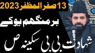 Allama Asif Raza Alvi 13 Saffar 2023 | Shahadat Bibi Sakina sa Barmingham Uk