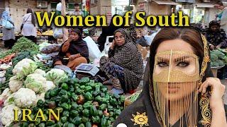 IRAN  Exploring Bandar Abbas' Vibrant Market  Women of Bandar Abbas Traditional Market