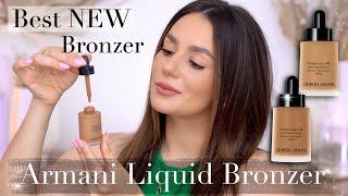 ARMANI LUMINOUS SILK LIQUID BRONZER DROPS: Application + Review || Found a New Favorite Bronzer?!