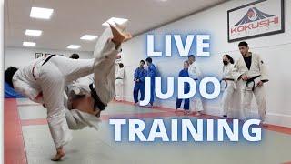 Judo Training Randori with Shintaro Higashi