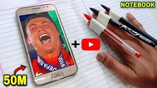 @cristiano Scribble Art DRAWING on NOTEBOOK - Honey Art Studio