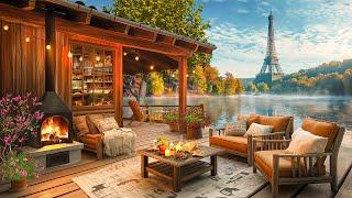 Warm Jazz Music at Cozy Coffee Shop Ambience  Relaxing Jazz Instrumental Music for Studying, Work