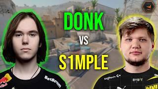 donk POV with COMMS | Can donk beat s1mple in FACEIT? | CS2 Pro Gameplay (Dust 2)