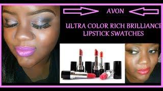 Avon Ultra Color Rich Brilliance Lipstick Swatches