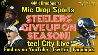 MIKE TOMLINS STEELERS GIVE UP ON SEASON! #steelers #NFL #afcnorth #chiefs #week17