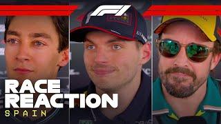 Drivers React After The Race | 2025 Spanish Grand Prix
