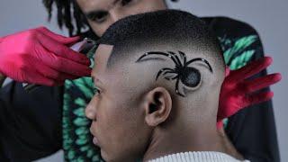 3D SPIDER  Fazendo aranha realista em cabelo 