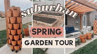 HOW TO GARDEN IN A SMALL YARD | Patio Gardening and Raised Beds | Growing Vegetables, Herbs, Flowers