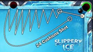 8 Ball Pool 24 CUSHIONS SHOT - Slippery ICE Awesomeness - Crimson Moon Cue Level MAX GamingWithK