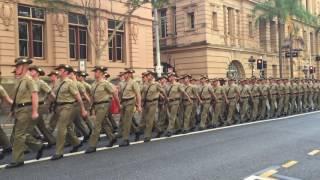 20161029 Freedom of Entry to the City of Brisbane Parade