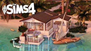 ️ Small Beach House | Sims 4 Stop Motion Build | CC