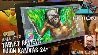 Huion Kamvas 24" display tablet review by an illustrator