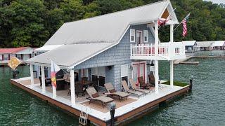 2-Story Floating Cabin (Approx 1,313/sqft) For Sale on Norris Lake TN - SOLD!