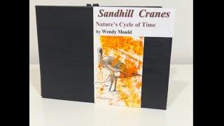 Book Art: Sandhill Cranes: Natures Cycle of Time by Wendy Mould