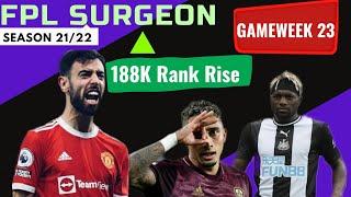 Game week 23! Wildcard? transfer plans FPL SURGEON  #gameweek23 #fpl #wildcard #premierleague !!!